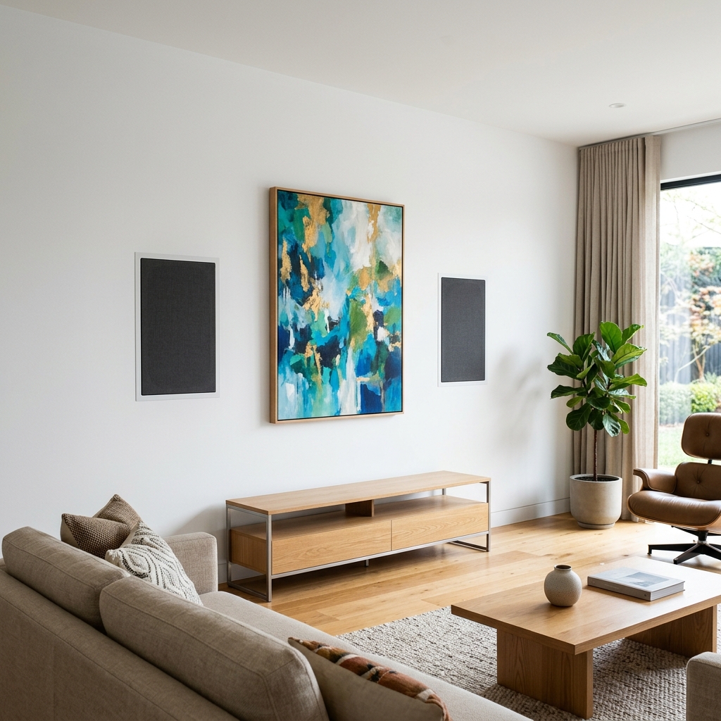 Wall speaker installation