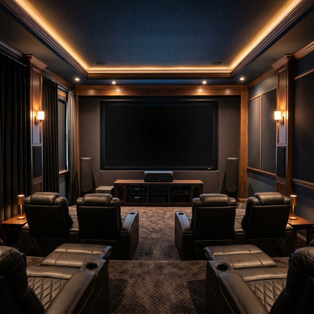 Home theater room